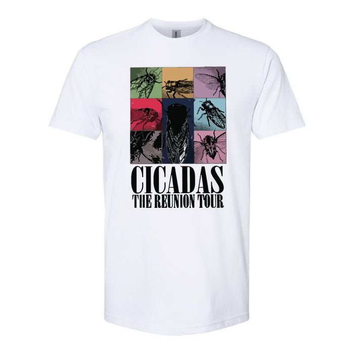 Funny Cicada Concert Eras Reunion 2024 Reunion Cicada Softstyle CVC T-Shirt