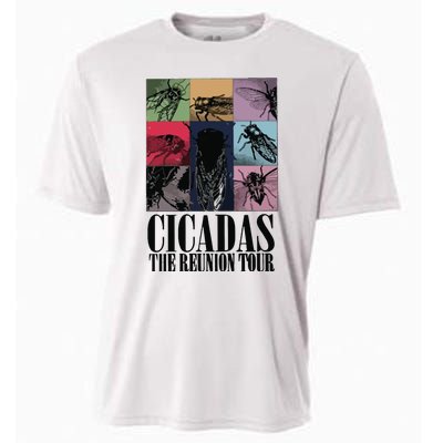 Funny Cicada Concert Eras Reunion 2024 Reunion Cicada Cooling Performance Crew T-Shirt