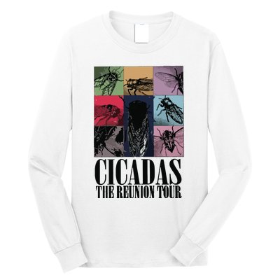 Funny Cicada Concert Eras Reunion 2024 Reunion Cicada Long Sleeve Shirt