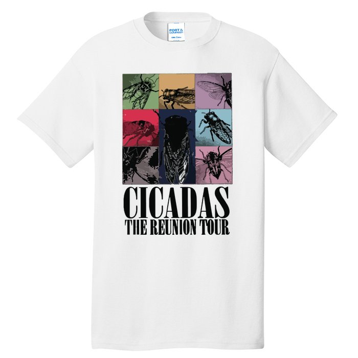 Funny Cicada Concert Eras Reunion 2024 Reunion Cicada Tall T-Shirt