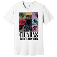 Funny Cicada Concert Eras Reunion 2024 Reunion Cicada Premium T-Shirt