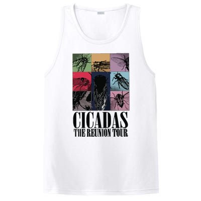 Funny Cicada Concert Eras Reunion 2024 Reunion Cicada PosiCharge Competitor Tank