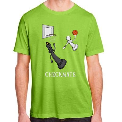 Funny Checkmate Chess Basketball Game Board King Pawn Piece  Adult ChromaSoft Performance T-Shirt