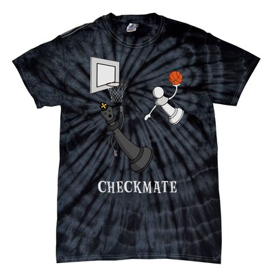 Funny Checkmate Chess Basketball Game Board King Pawn Piece  Tie-Dye T-Shirt