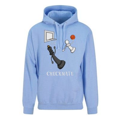 Funny Checkmate Chess Basketball Game Board King Pawn Piece  Unisex Surf Hoodie