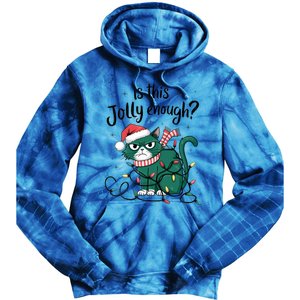 Funny Cat Christmas Ornats Matching Costume Gift Tie Dye Hoodie