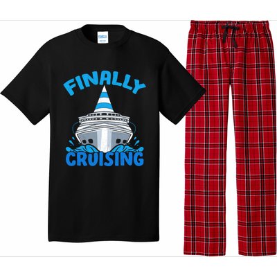 Finally Cruising Cruise Ship Vacation Cruising Gift Pajama Set