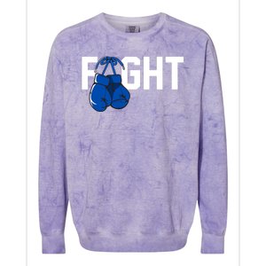 Fight Colon Cancer Awareness Colorblast Crewneck Sweatshirt