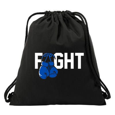 Fight Colon Cancer Awareness Drawstring Bag