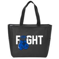 Fight Colon Cancer Awareness Zip Tote Bag