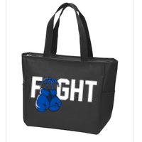 Fight Colon Cancer Awareness Zip Tote Bag