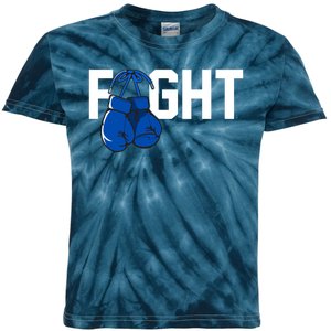 Fight Colon Cancer Awareness Kids Tie-Dye T-Shirt