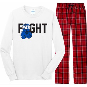 Fight Colon Cancer Awareness Long Sleeve Pajama Set