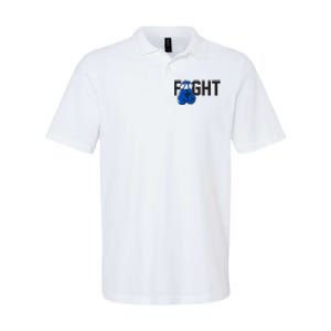 Fight Colon Cancer Awareness Softstyle Adult Sport Polo