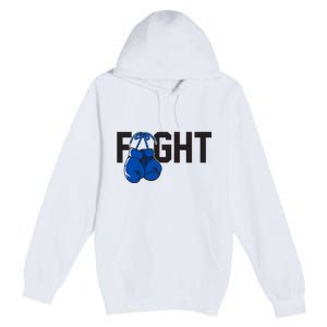 Fight Colon Cancer Awareness Premium Pullover Hoodie