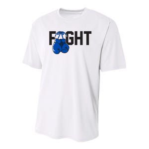 Fight Colon Cancer Awareness Youth Performance Sprint T-Shirt