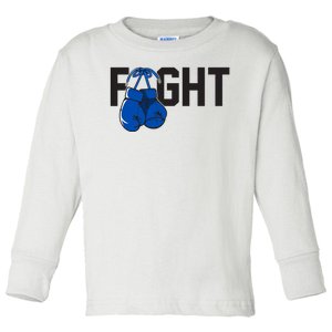 Fight Colon Cancer Awareness Toddler Long Sleeve Shirt