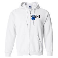 Fight Colon Cancer Awareness Full Zip Hoodie