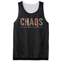 funny Chaos Coordinator Leopard mother's day Mesh Reversible Basketball Jersey Tank