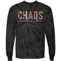 funny Chaos Coordinator Leopard mother's day Tie-Dye Long Sleeve Shirt