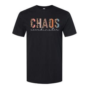 funny Chaos Coordinator Leopard mother's day Softstyle CVC T-Shirt