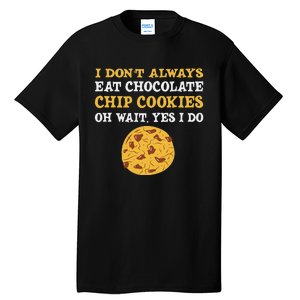 Funny Chocolate Chip Cookies Lover Costume Tall T-Shirt