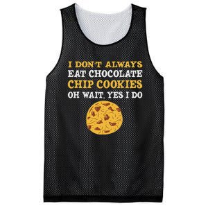 Funny Chocolate Chip Cookies Lover Costume Mesh Reversible Basketball Jersey Tank