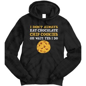 Funny Chocolate Chip Cookies Lover Costume Tie Dye Hoodie