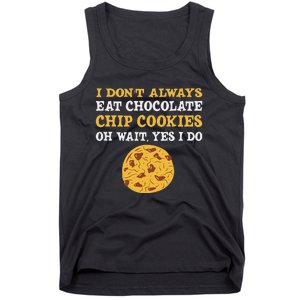 Funny Chocolate Chip Cookies Lover Costume Tank Top