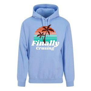 Finally Cruising Cruise Vacation Gift Unisex Surf Hoodie