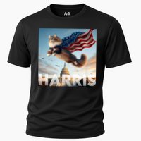 Funny Childless Cat Ladies For Harris 2024 Cooling Performance Crew T-Shirt