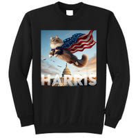 Funny Childless Cat Ladies For Harris 2024 Sweatshirt