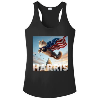 Funny Childless Cat Ladies For Harris 2024 Ladies PosiCharge Competitor Racerback Tank