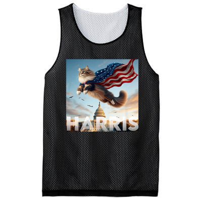 Funny Childless Cat Ladies For Harris 2024 Mesh Reversible Basketball Jersey Tank