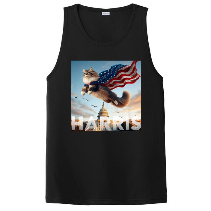 Funny Childless Cat Ladies For Harris 2024 PosiCharge Competitor Tank