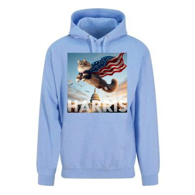 Funny Childless Cat Ladies For Harris 2024 Unisex Surf Hoodie