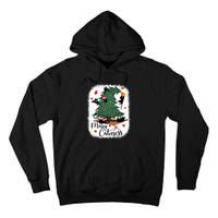 Funny Cats Christmas Tree Merry Catmess Black Cat Kittens Tall Hoodie