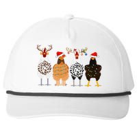 Funny Christmas Chicken Farm Animals  Snapback Five-Panel Rope Hat