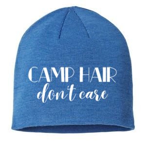 Funny Campers Camp Hair Dont Care Fun Camping Meaningful Gift Sustainable Beanie