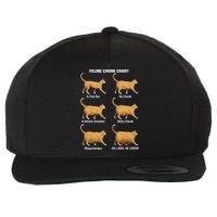 Feline Chonk Cat Chart Funny Dank Meme Oh Lawd He Comin Wool Snapback Cap