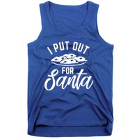 Funny Christmas Cookie I Put Out For Santa Great Gift Tank Top