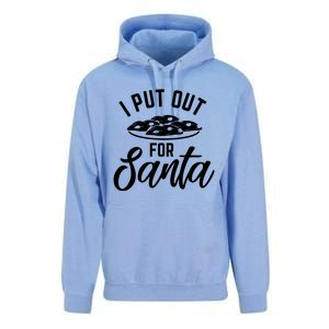 Funny Christmas Cookie I Put Out For Santa Great Gift Unisex Surf Hoodie