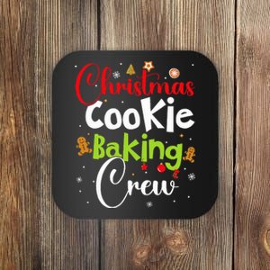 funny Christmas Cookie Baking Crew  Coaster