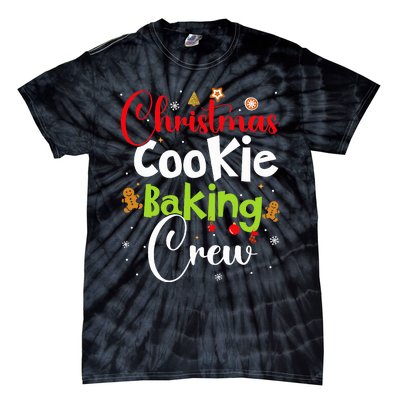 funny Christmas Cookie Baking Crew  Tie-Dye T-Shirt