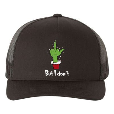 Funny Couple Christmas But I Don't Matching Couples Xmas  Yupoong Adult 5-Panel Trucker Hat