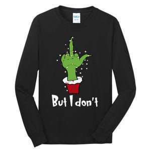 Funny Couple Christmas But I Don't Matching Couples Xmas  Tall Long Sleeve T-Shirt