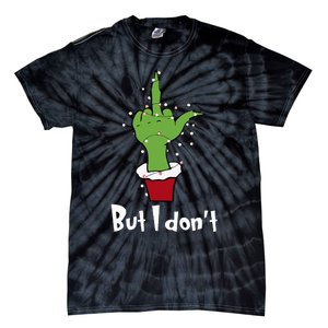 Funny Couple Christmas But I Don't Matching Couples Xmas  Tie-Dye T-Shirt