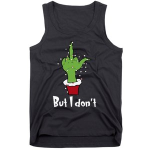 Funny Couple Christmas But I Don't Matching Couples Xmas  Tank Top