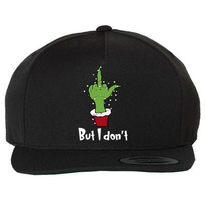 Funny Couple Christmas But I Don't Matching Couples Xmas  Wool Snapback Cap