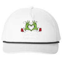 Funny Couple Christmas I Love Matching Christmas Snapback Five-Panel Rope Hat